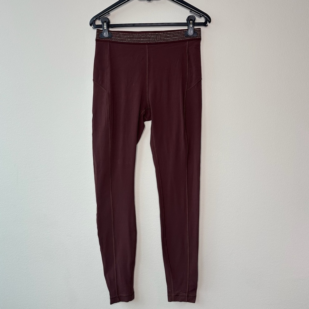lululemon athletica Burgundy Leggings size 8